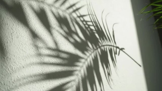 This video showcases Palm Sunday Concept &ndash; Soft shadow overlay, bright backdrop, highlighting Palm Sunday symbolism, Christian holiday reflection and peaceful seasonal church visuals for spiritual and