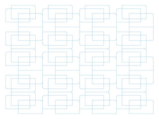 Obraz premium Seamless blue abstract geometric background vector design featuring a square pattern texture with light lines and artistic shapes for a modern technology wallpaper backdrop illustration