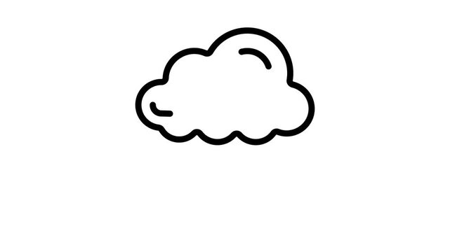 Download our premium line style icon animation of christmas sock