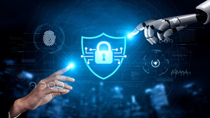 AI cybersecurity safeguards systems with encryption, access control, and AI secure data flow....