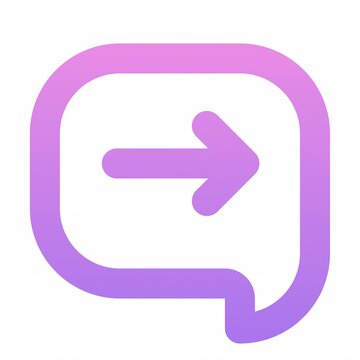 Message Forward animation icon for social media, presentations, videos, websites. alpha channel