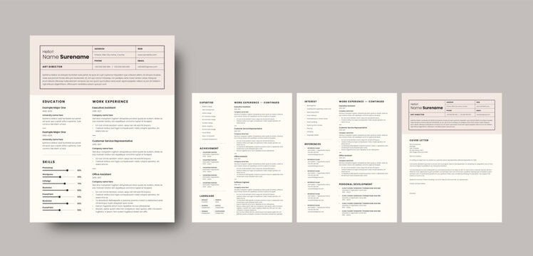 Minimalist Resume Layout