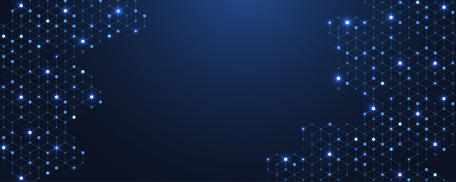 Abstract digital blockchain cube blocks concept. 3D big data cubes quantum computer technology idea. Artificial intelligence data core cubes design element
