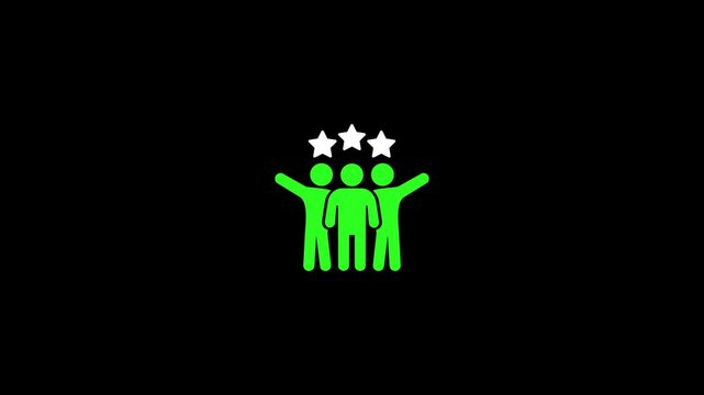 Friendship Icon Infinite Loop Animation