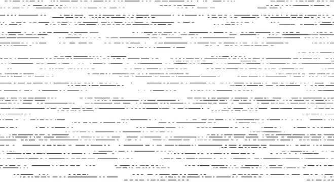 Abstract black and white glitch texture featuring distorted horizontal lines and digital noise for creative experimental design backgrounds.