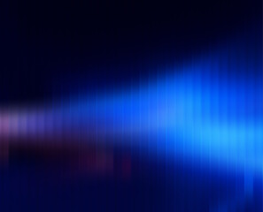Fototapeta premium Abstract vertical bars of vibrant blue and purple light create a futuristic digital background effect