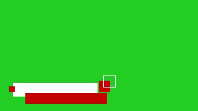 Geometric lower thirds. News, sports. 4K video