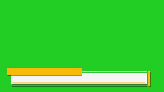 Geometric lower thirds. News, sports. 4K video