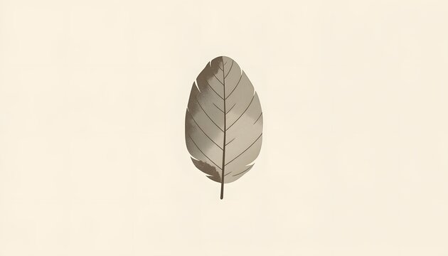 vector illustration of a feather