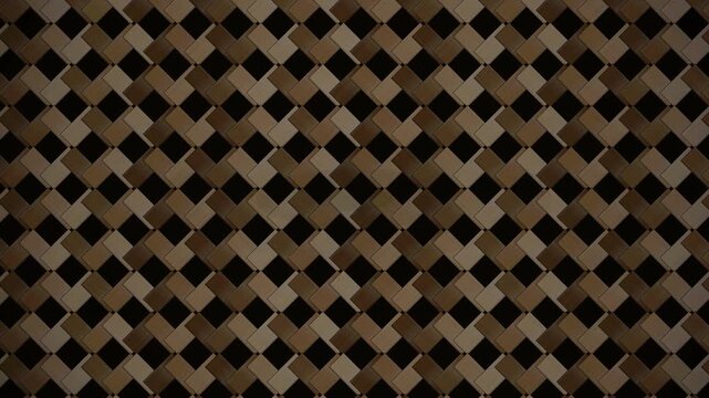 Video, Wood Herringbone background in Golden Oak, 4K, wallpaper, pattern, neatly arranged stones, brown,  