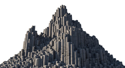 Pillar rock mountain geological formation © RM Graphics