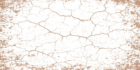 Fototapeta premium A vintage aged texture of a rough grunge concrete wall featuring a cracked surface with peeling paint and dirty plaster patterns on a weathered antique cement material
