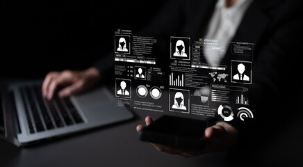 ID security ensures personal data protection with secure login systems, digital identity...