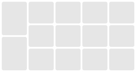 Bento grid template layout shape. Bento box modular collage frame design geometry background.