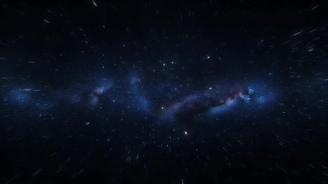 Dynamic interstellar journey through the cosmic ocean, a mesmerizing celestial dance