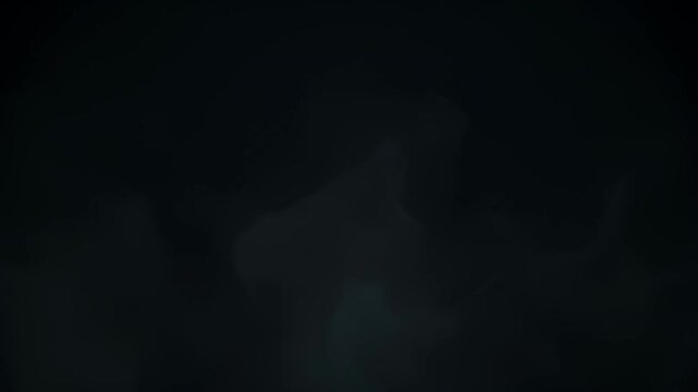 Mysterious and Ethereal Abstract Image of Subtle White Haze on Dark Background