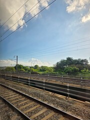 Obraz premium 기차길