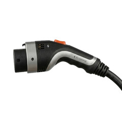 Electric Vehicle EV Charging Plug - Isolated