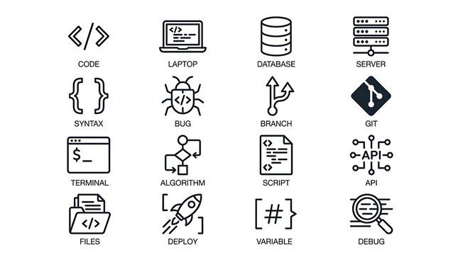 Programming coding software development.