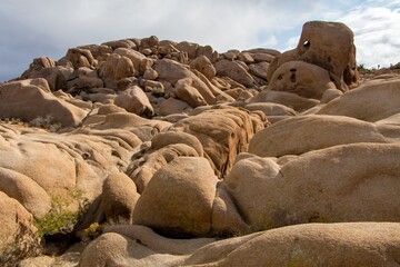 Granite boulder field in Mojave desert California © Thomas