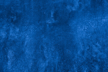 Fototapeta premium Old wall pattern texture cement blue dark abstract blue color design are light with black gradient background.