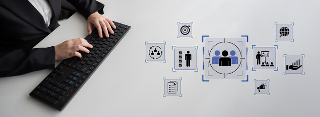 A concept of a unified business strategy. This involves identifying a target audience for marketing...