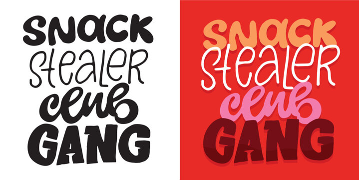 Trendy hand drawn doodle lettering quote. Lettering for t-shirt design, mug print, bag print, clothes fashion. 100% hand drawn vector image. Lettering sticker.
