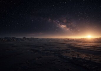 A boundless conceptual space representing the pure void of ultimate thought and limitless possibility, emphasizing depth and profound emptiness, void, abstraction, ethereal