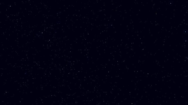 Realistic night sky filled with dense field of shining flickering stars and distant galaxies. Celestial background captures vastness of cosmos with varying star magnitudes and subtle color shifts,for 