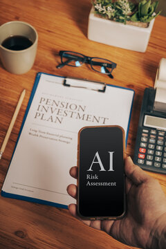 AI risk assessment for pension retirement financial planning investment strategy management