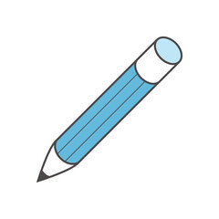 Fototapeta premium Blue Pencil Writing Tool Stationery Illustration