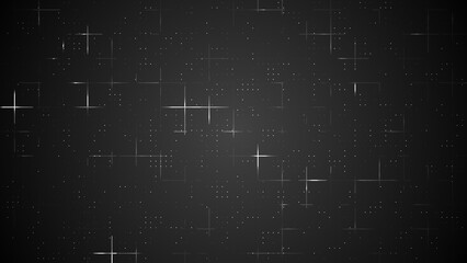 Fototapeta premium Dark background with scattered plus signs. Suitable for web design, social media posts, and modern presentations. Great for minimalistic layouts.