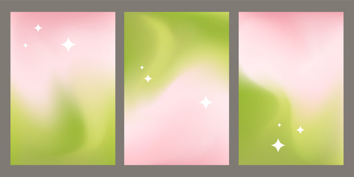 Soft pastel gradient background featuring a smooth blend of fresh green and blush pink tones with subtle glowing sparkles. For social media, banners, posters, and aesthetic creative projects.