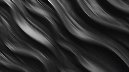 Obraz premium The black background with fine folds in the image creates the illusion of fabric falling or blowing dynamically in the wind.