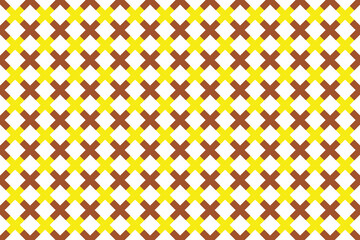 Sienna color and Yellow color checkerboard pattern for background