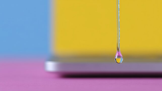 Notfall-Reparatur-Hotline f&uuml;r Wasserlecks mit Laptop- und Telefoninteraktion in leuchtenden Farben