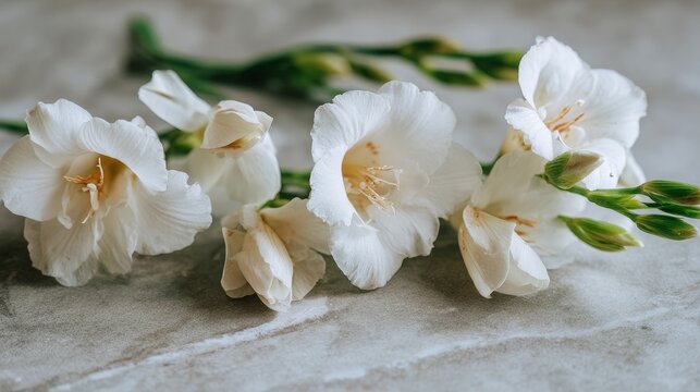 White funeral flowers symbolizing condolence, sympathy mourning in memorial ceremony setting, delicate floral arrangement representing respect, remembrance, grief, farewell peaceful tribute concept