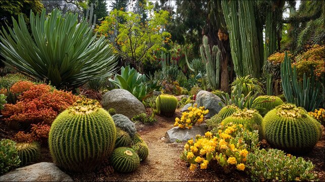 Botanical collection, Balboa Park, San Diego, California, USA