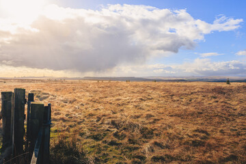 The Winter's Gibbet stands on one of the walking tracks across the Otterburn Moor, Northumberland, March 2026 © Neil_Benison_Photos