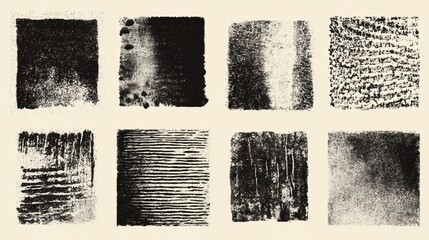 Fototapeta premium Abstract textured black and white backgrounds