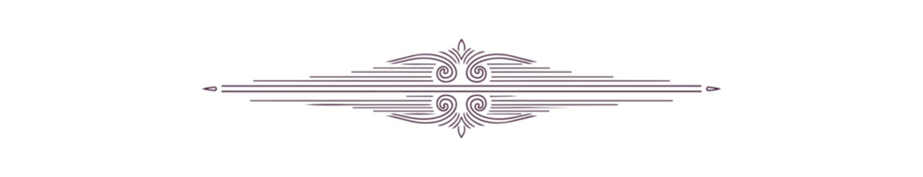 Abstract symmetric shape on black background graphic design element