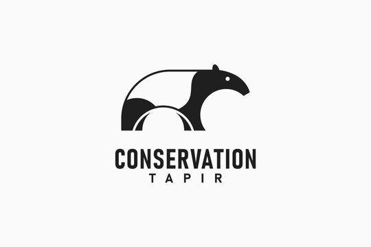 Tapir logo symbol icon design