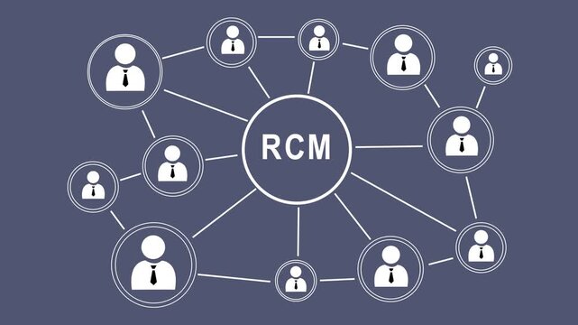 Businessman presses rcm black general data protection regulation on virtual electronic user web interface 4k video...