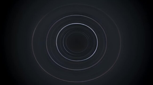 Abstract concentric circle design with a dark and mysterious ambiance and soft lighting
