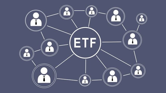 Businessman presses etf black blackground general data protection regulation on virtual electronic user web interface 4k video...