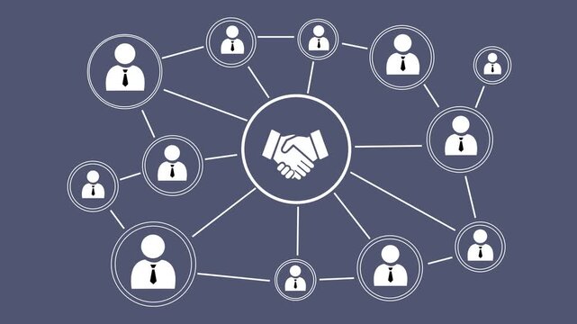 Businessman presses hand black blackground general data protection regulation on virtual electronic user web interface 4k video...