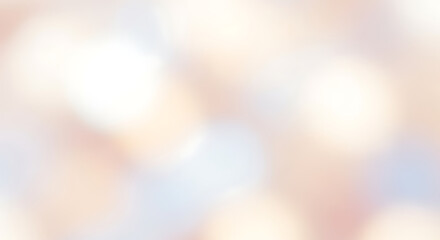 Gentle pastel-colored bokeh lights creating a soft blurred background. © Ali