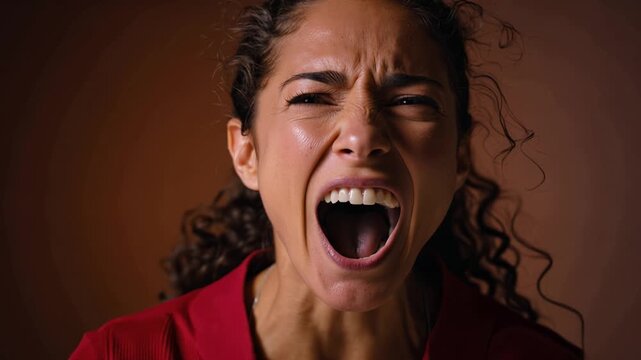 Emotional Transformation: A Journey from Raw Anger to Vulnerable Reflection Captured in a Series of Expressive Portrait Frames