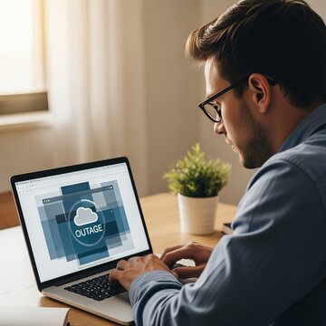 Frustrated Freelancer Struggles with Network Issues and Interruptions While Working from Home