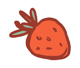 Fototapeta premium Sweet strawberry breakfast ingredient design